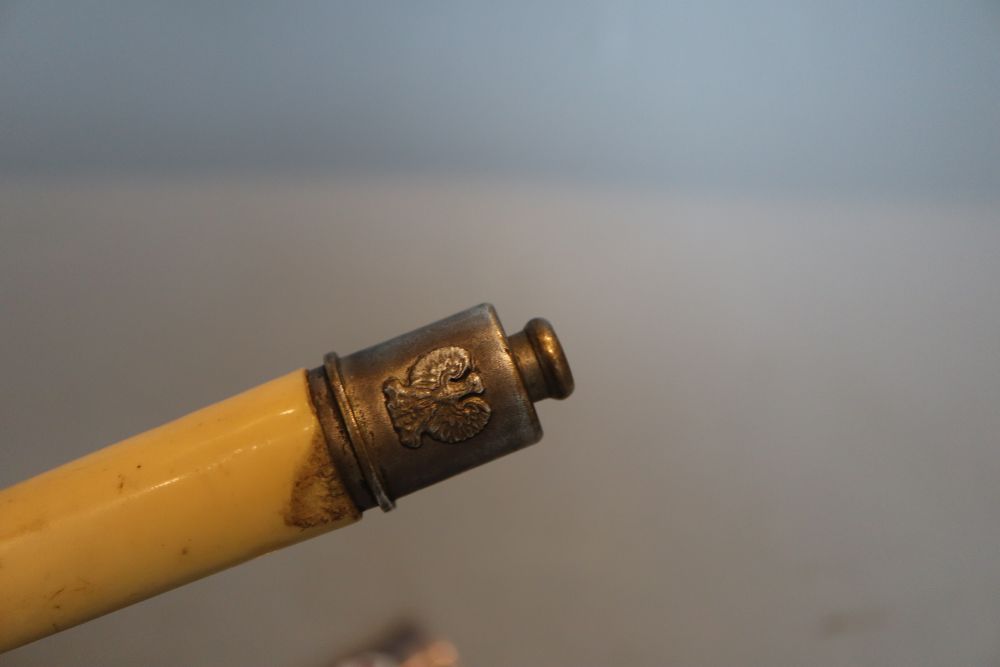 A post WWII Polish army officers dagger, overall length 37.5cm